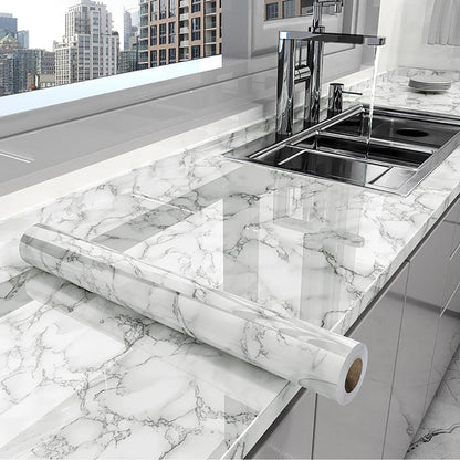 PAPEL Vinil adhesivo marmoleado 10m