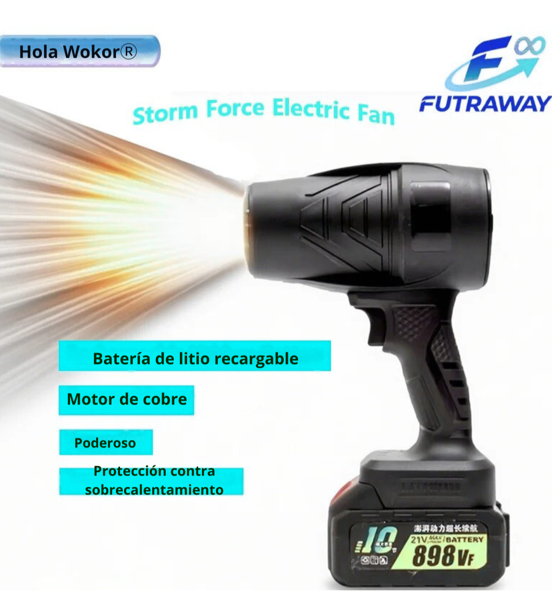 Soplador de Aire TurboJet Pro